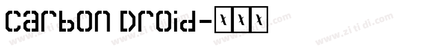 Carbon Droid字体转换